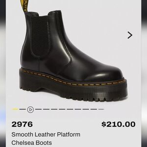 Dr. Martens Black Platform Chelsea